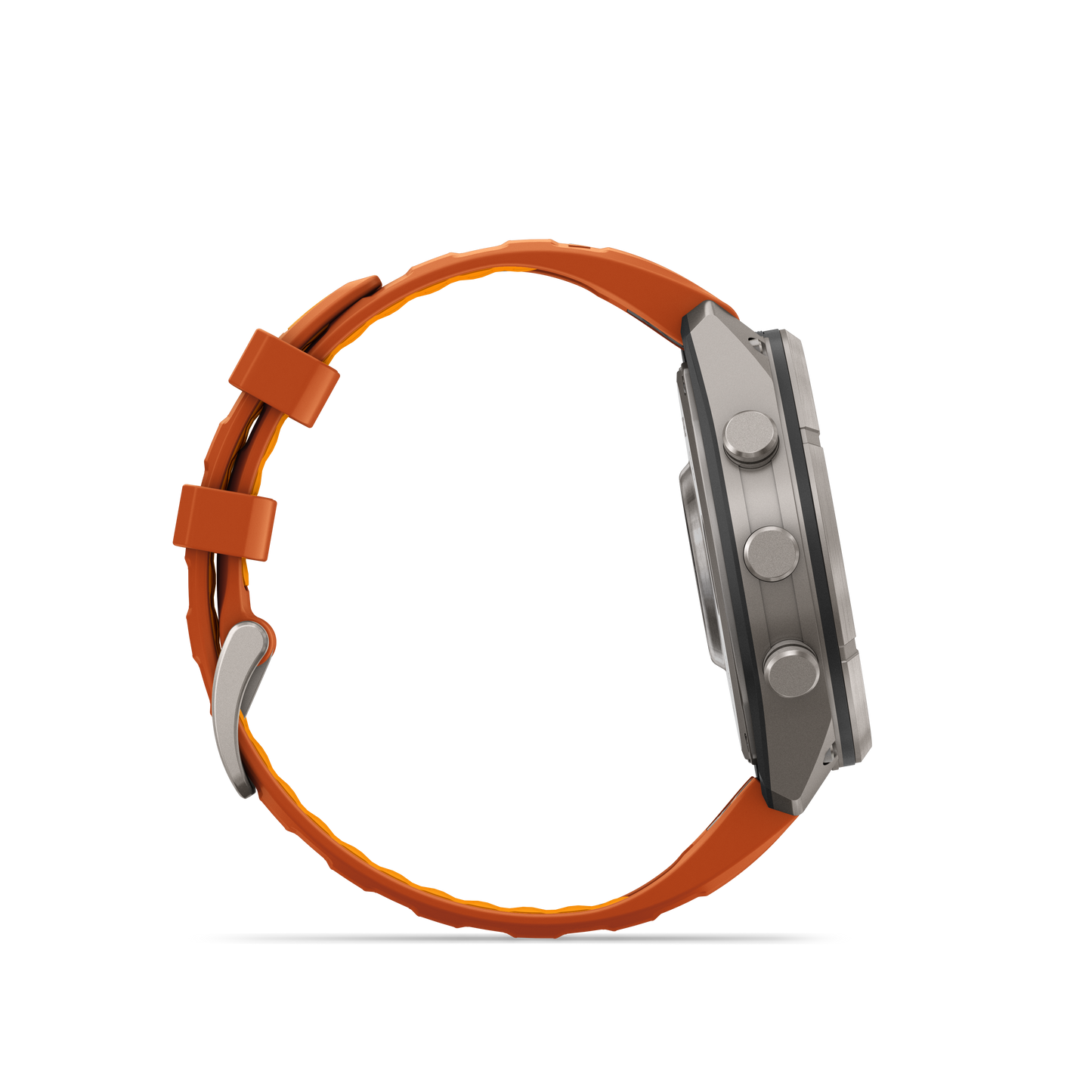 Garmin Fenix 9 Pro 47mm inReach AMOLED Titanium with Autumn Orange/Spark Orange Silicone Band