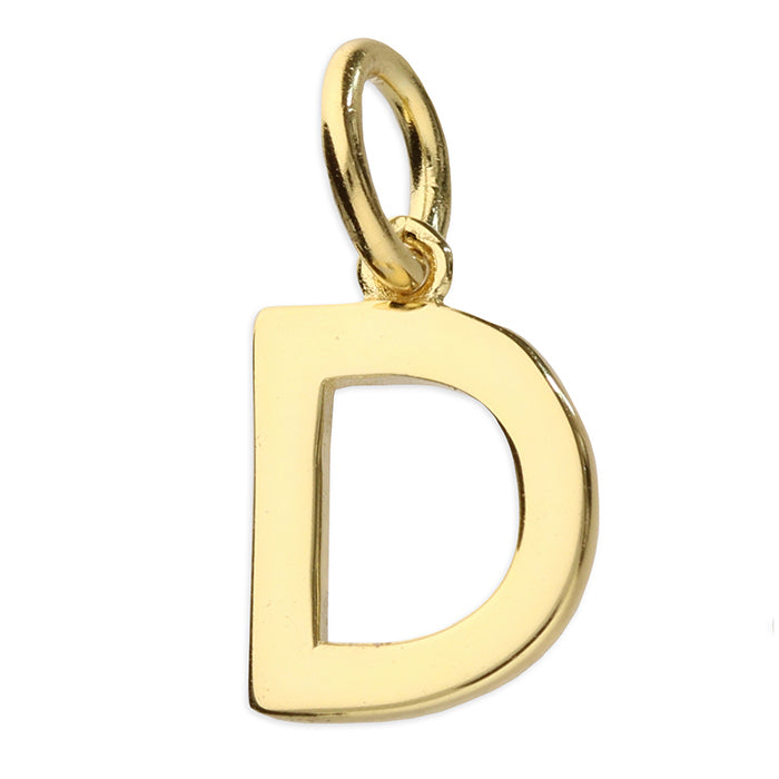 Gold Plated Letter D