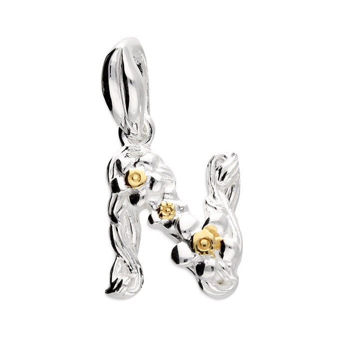 Sterling Silver N Pendant