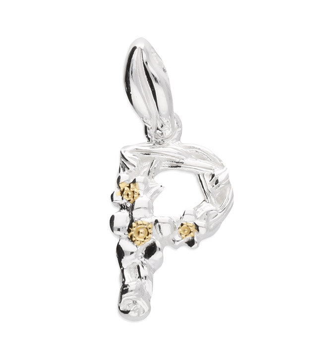 Sterling Silver P Pendant