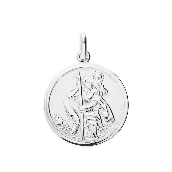 Sterling Silver 18mm St Christopher