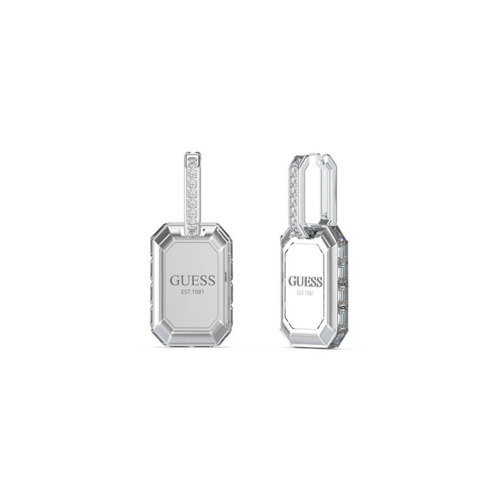 Silver Hashtag Earrings