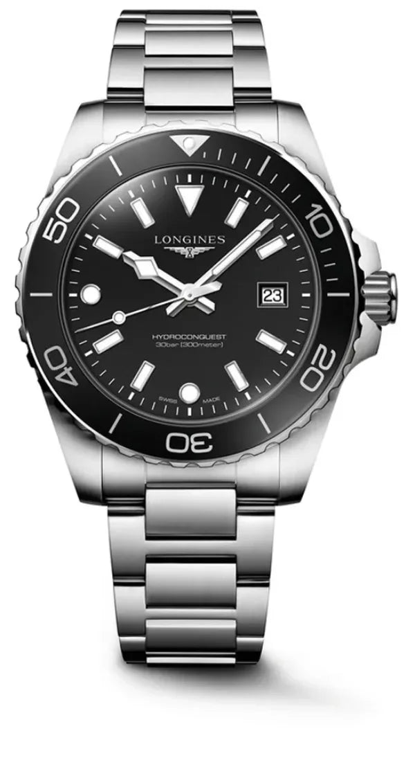 HydroConquest 42mm Stainless Steel Quartz Watch