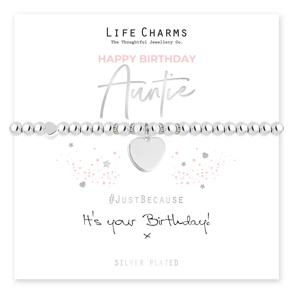 Happy birthday Auntie life charm