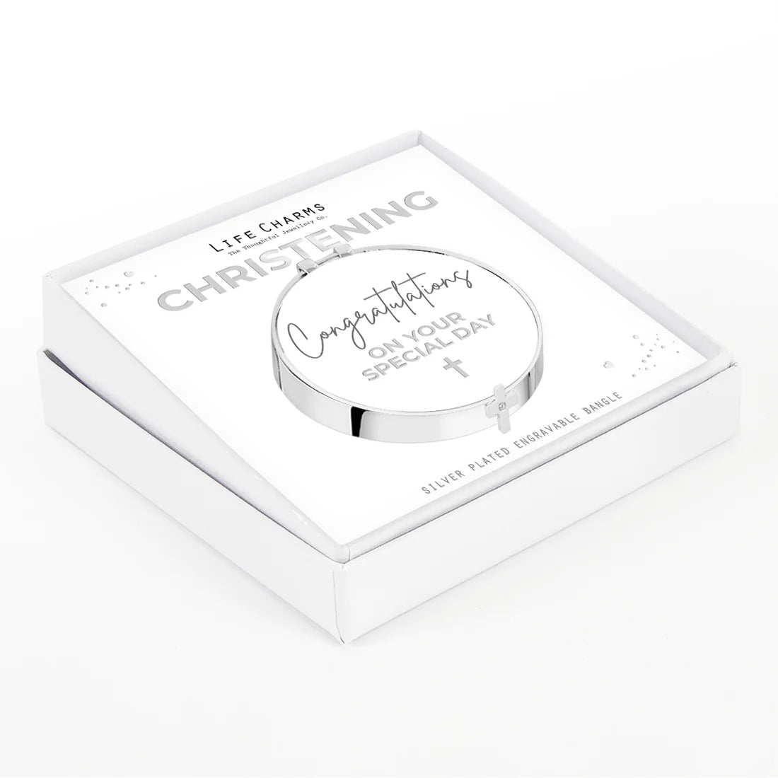 Christening Life Charms Bangle