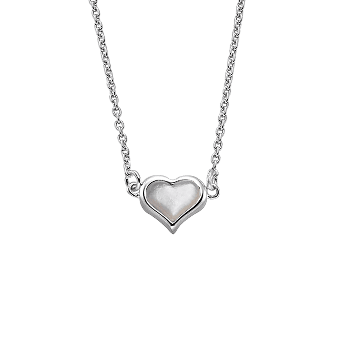 Mother of pearl heart childrens pendant