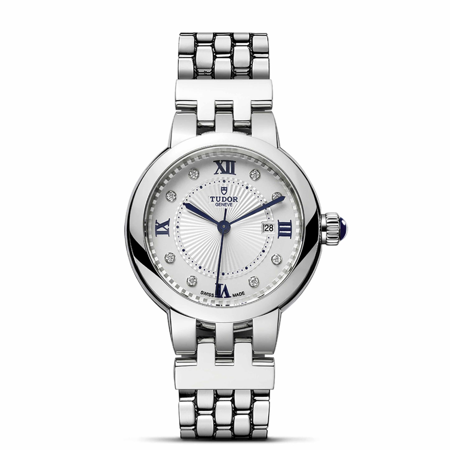 CLAIR DE ROSE 30mm | Steel Case Opaline & Diamond Dot Dial