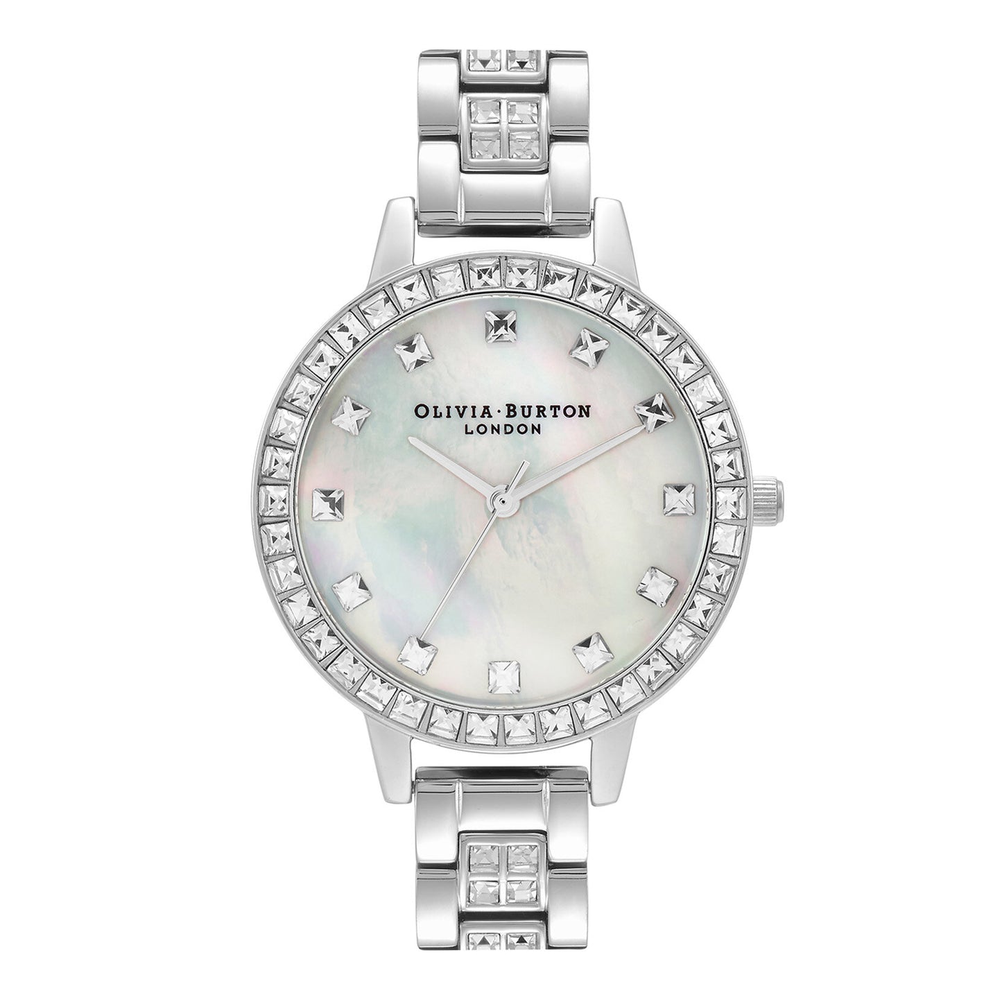 Treasure 34mm White & Silver Bracelet Watch