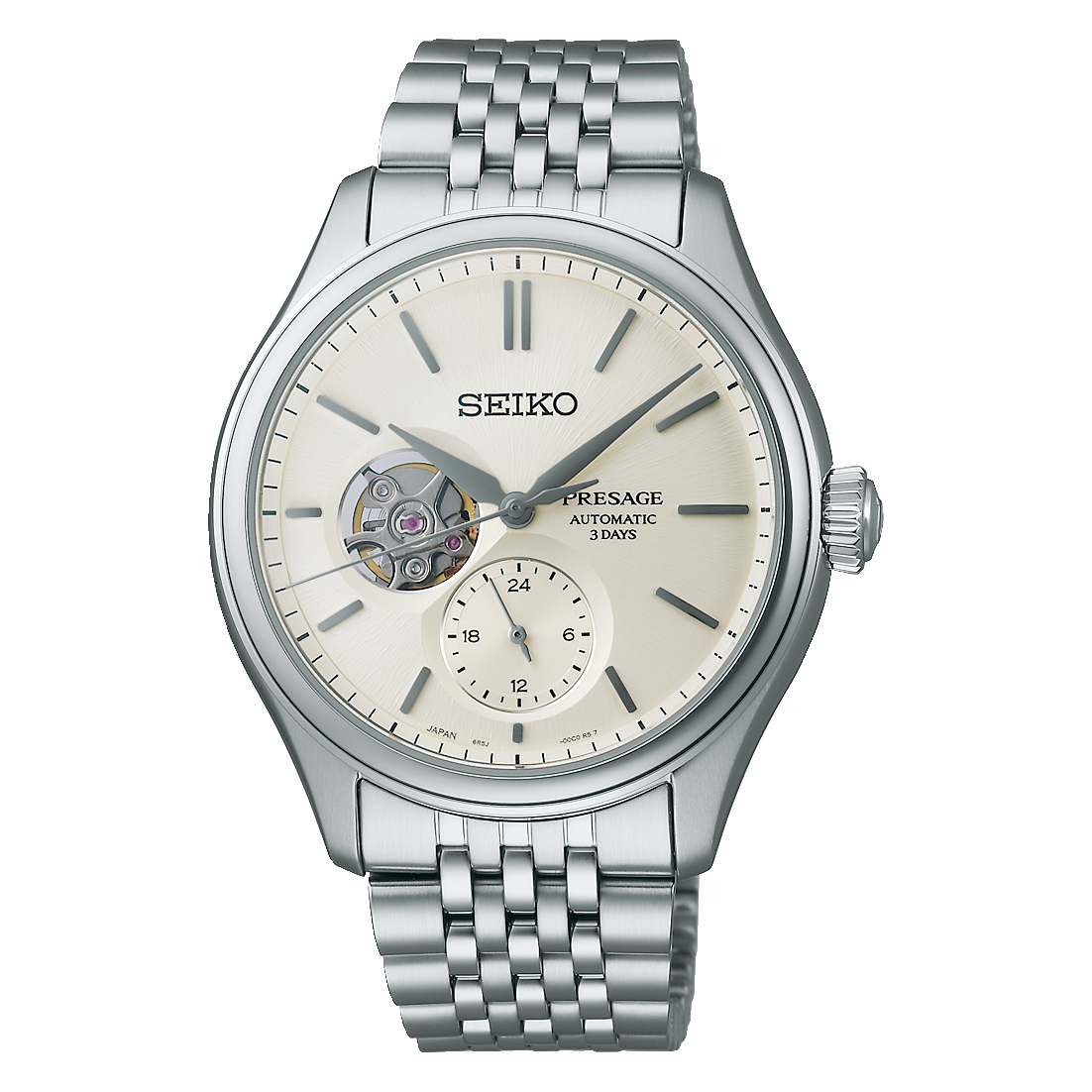 Presage Classic Series Shiro-Iro Open Heart Gents Watch