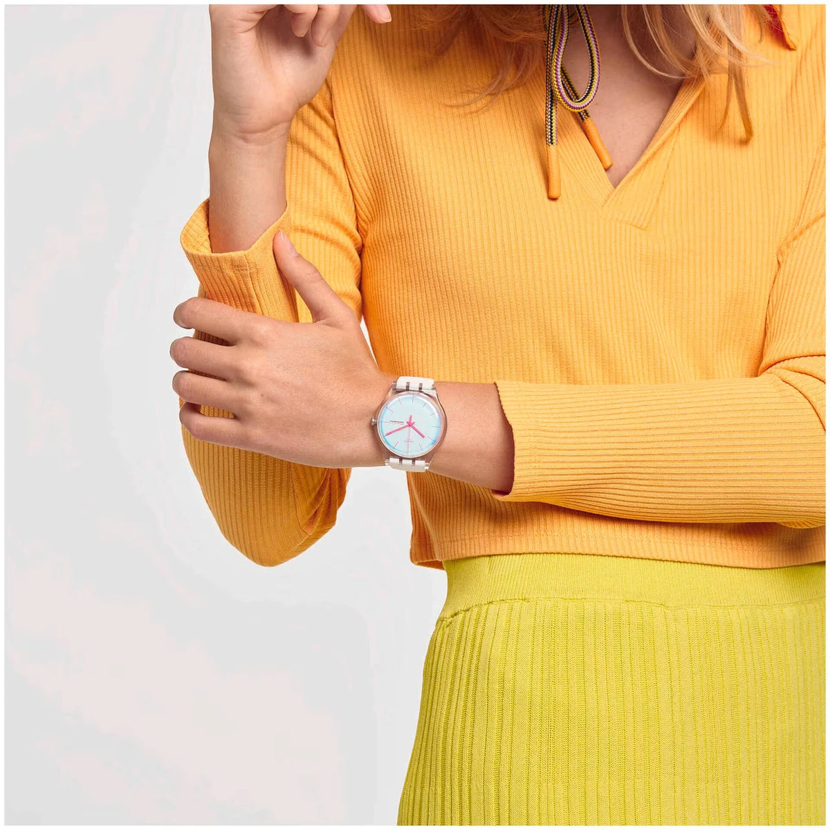 Swatch POLAWHITE 41mm Watch