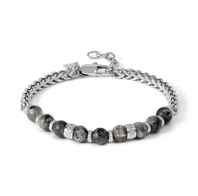 Manvision Bracelet with Grey Jasper Stones