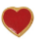 840c-2 red enamel heart