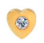 25c crystal heart