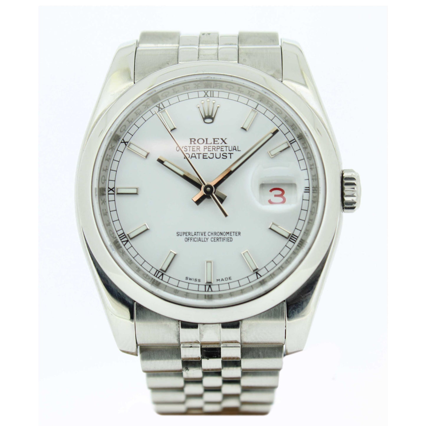 Men's Steel DateJust 36 116200
