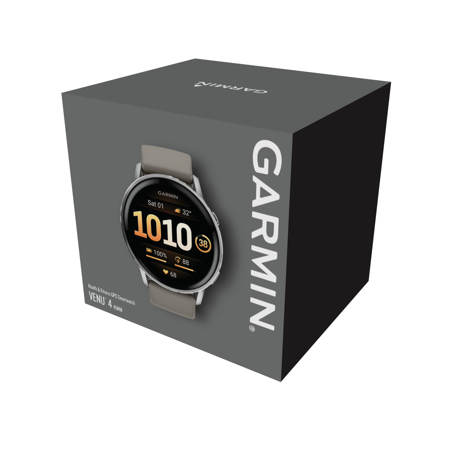 Garmin Venu 4 45mm Silver with Silver Grey Silicone Band