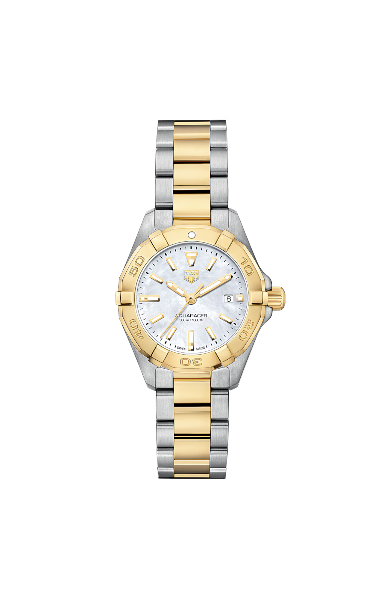 Aquaracer Gold Plated and Stainless Steel Ladies Watch