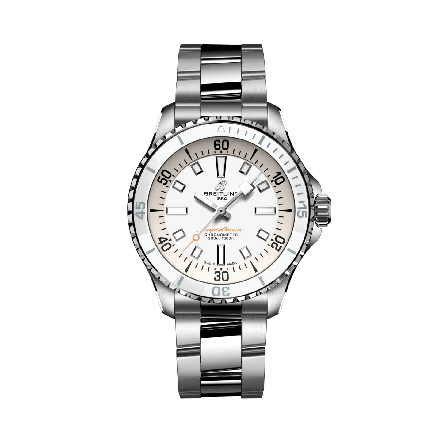 SUPEROCEAN AUTOMATIC 36 | 36mm Steel Case White Dial