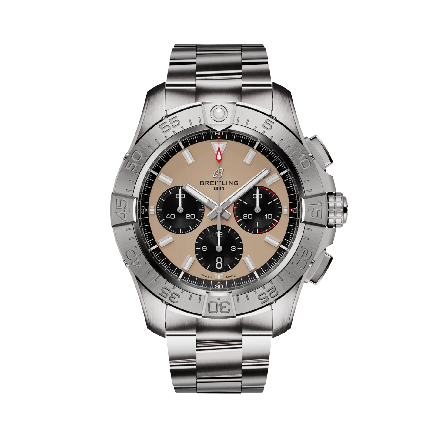 AVENGER B01 CHRONOGRAPH 44 | 44mm Steel Case Beige Dial