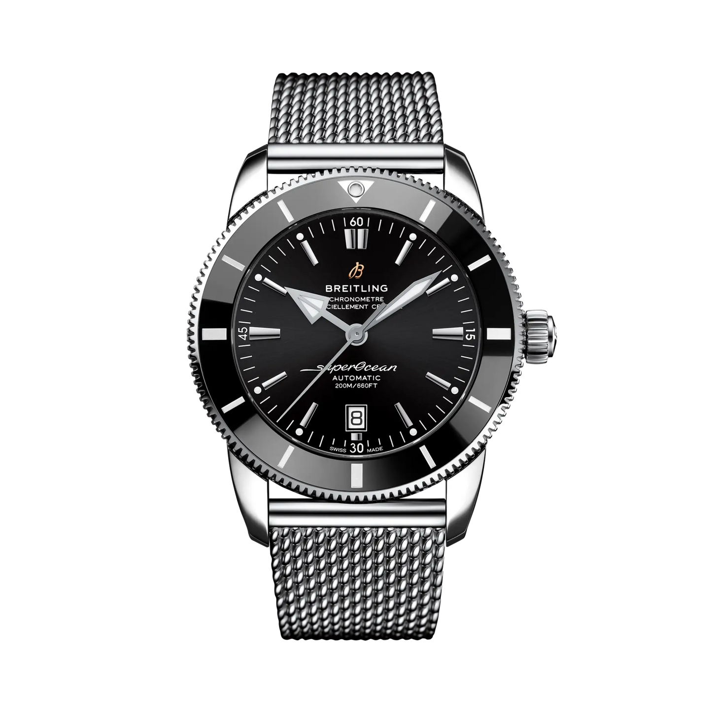 Superocean Heritage B20 Automatic 46mm | Steel Case Black Dial