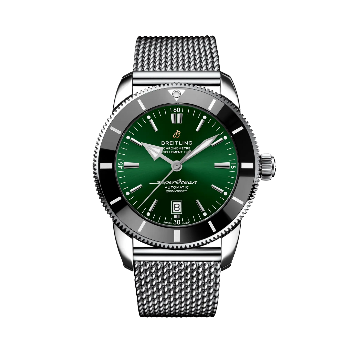 SUPEROCEAN HERITAGE B20 AUTOMATIC 46 | 46mm Steel Case Green Dial