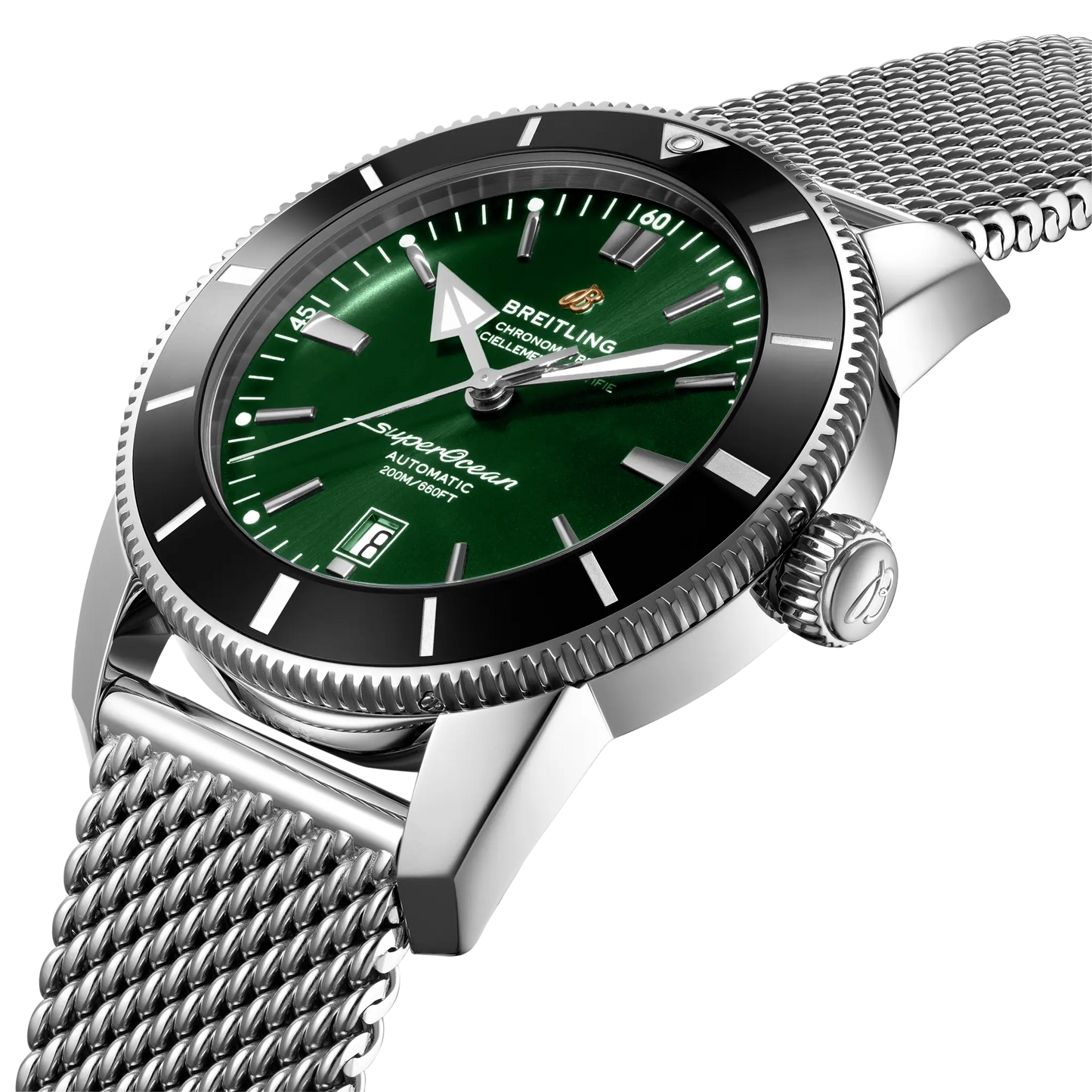 SUPEROCEAN HERITAGE B20 AUTOMATIC 46 | 46mm Steel Case Green Dial