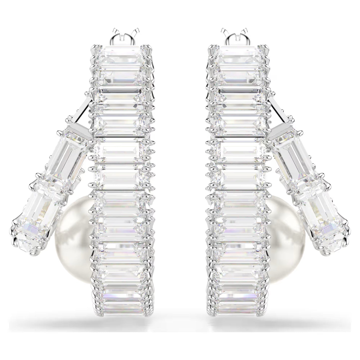 Ariana Grande x Swarovski hoop earrings, Pearl
