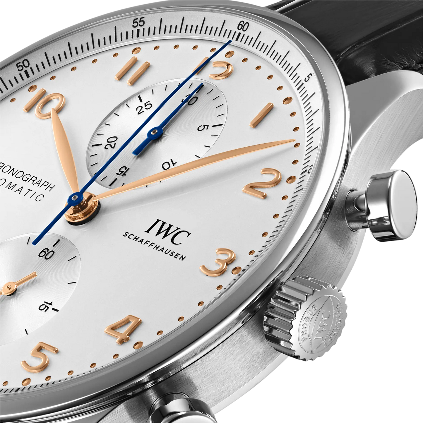 Portugieser Chronograph 41mm Leather Strap Watch