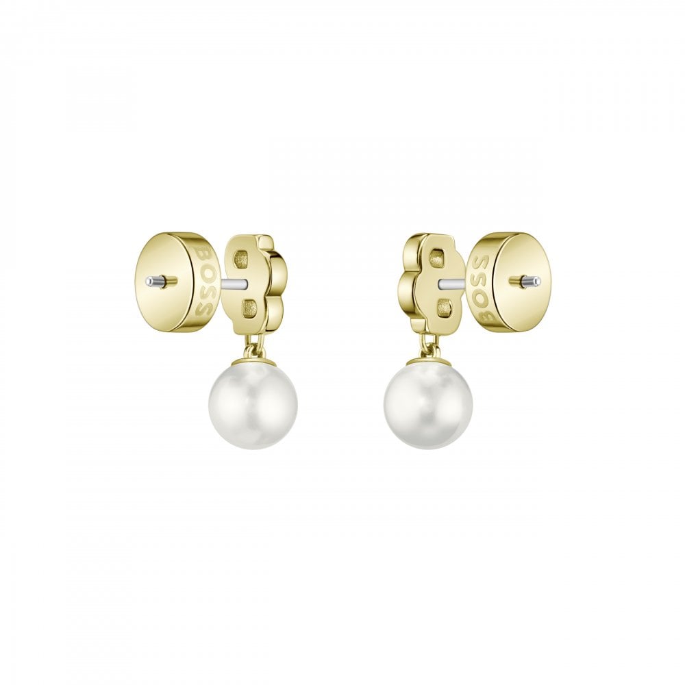Double B Mireille Gold Plated Drop Earrings