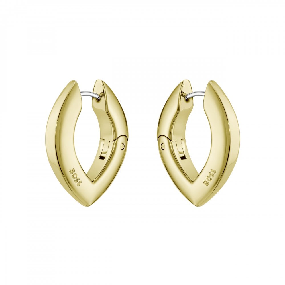 Fiora Gold Plated Hoop Earrings