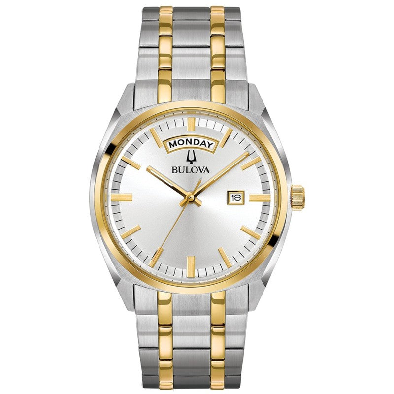 Men's Classic Two Tone Steel Bracelet Watch