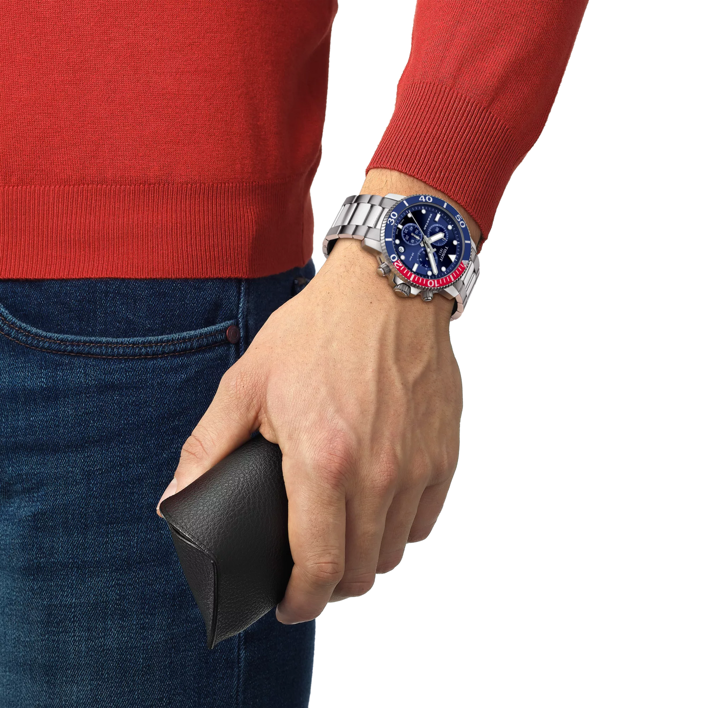 Seastar 1000 Chronograph Quartz | 45.5mm Stainless Steel Blue Dial