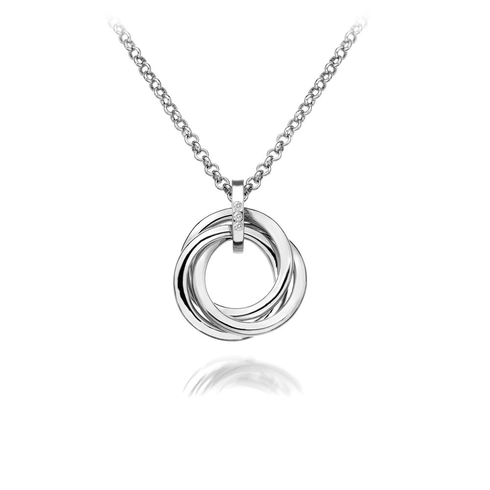 Silver Russian Ring Necklace