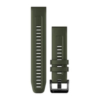 Garmin QuickFit 22 Watch Bands - Moss Silicone