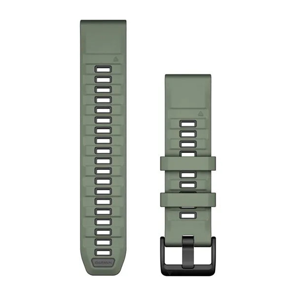 Garmin QuickFit 22 Watch Bands - Willow/Graphite Silicone