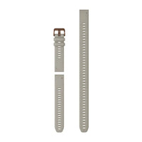 Garmin QuickFit 20 Watch Bands - French Grey Silicone (3-piece Dive Set)