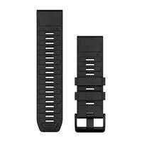 Garmin QuickFit 26 Watch Bands - Black Silicone