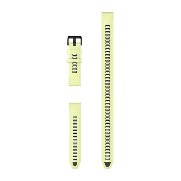 Garmin QuickFit 20 Watch Bands - Citron Silicone (3-piece Dive Set)