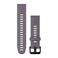 Garmin QuickFit 20 Watch Bands - Deep Orchid/Light Sand Silicone