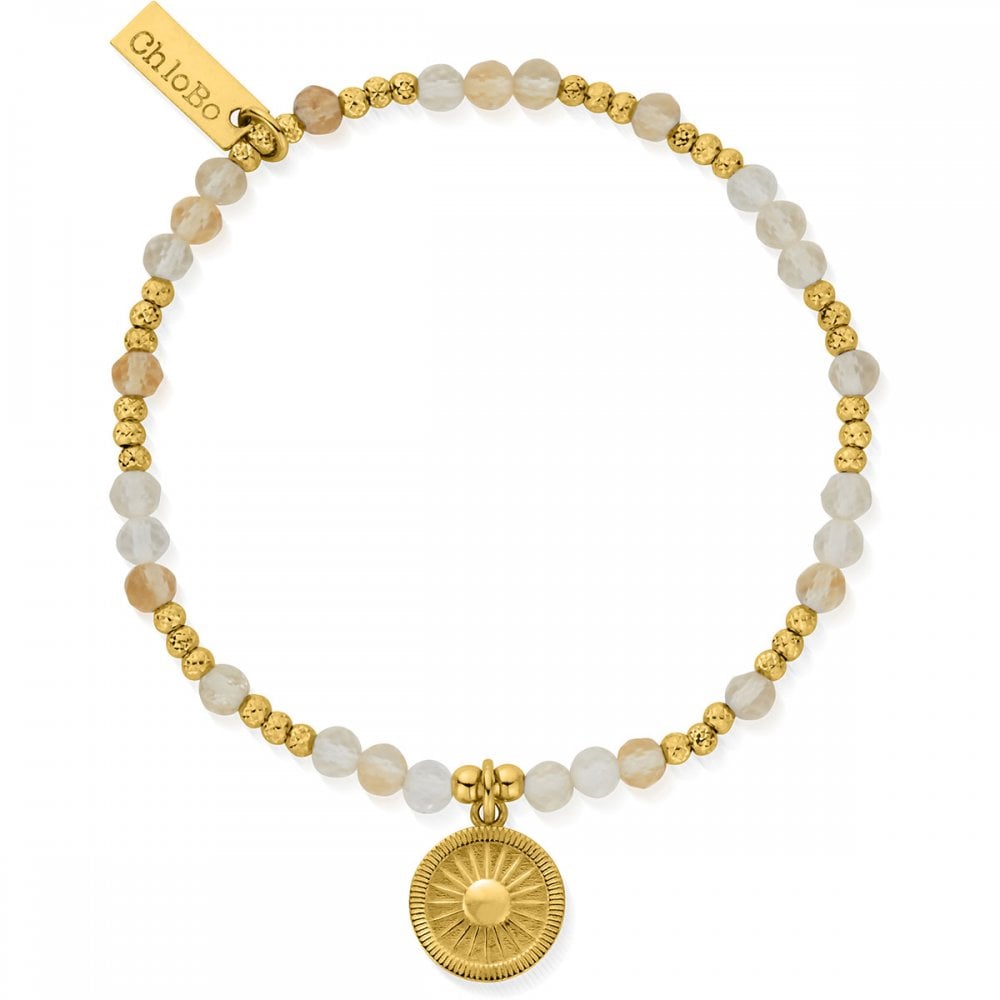 Gold Plated Sun Catcher Citrine Bracelet