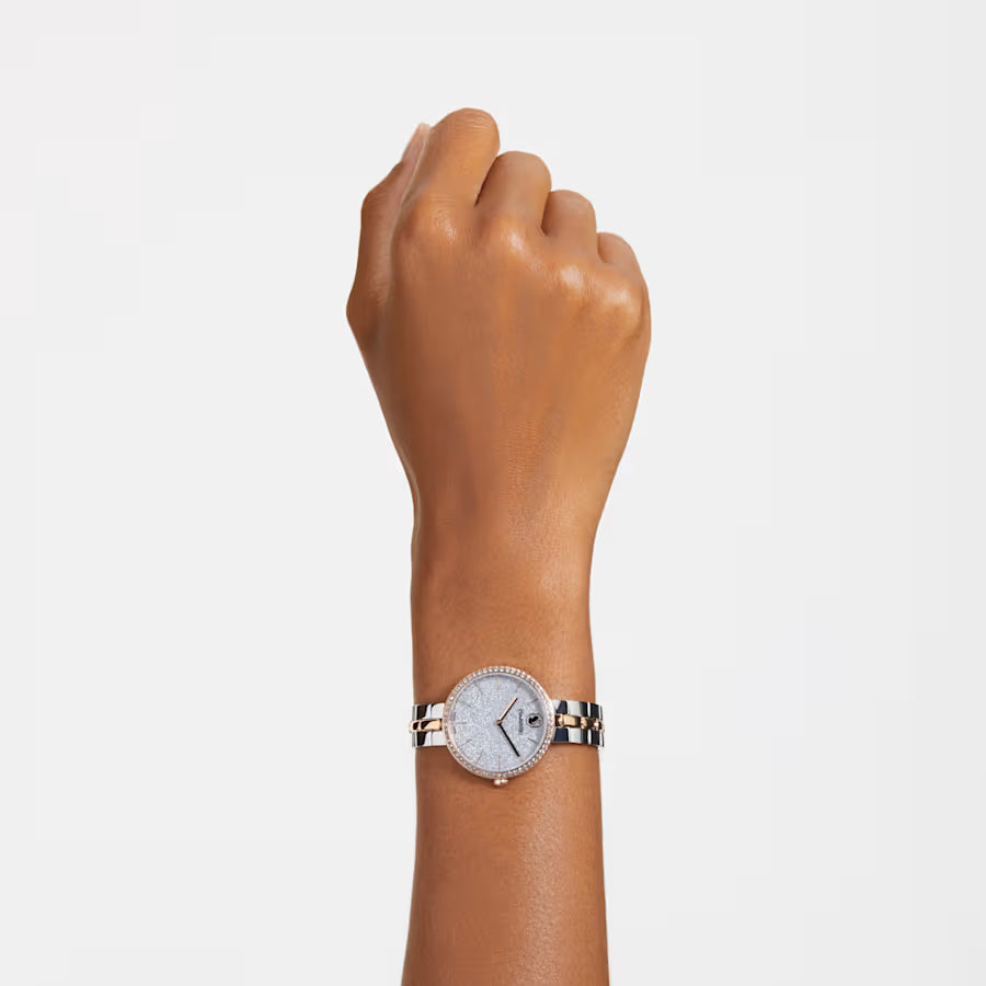 Cosmopolitan watch, Swiss Made, Metal bracelet, Silver tone, Mixed metal finish