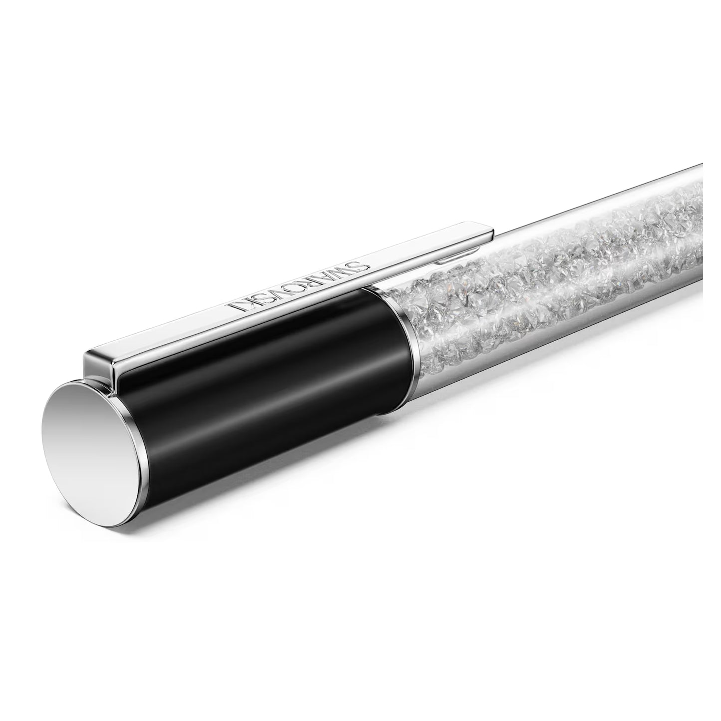 Crystalline Lustre ballpoint pen, Black, Rhodium