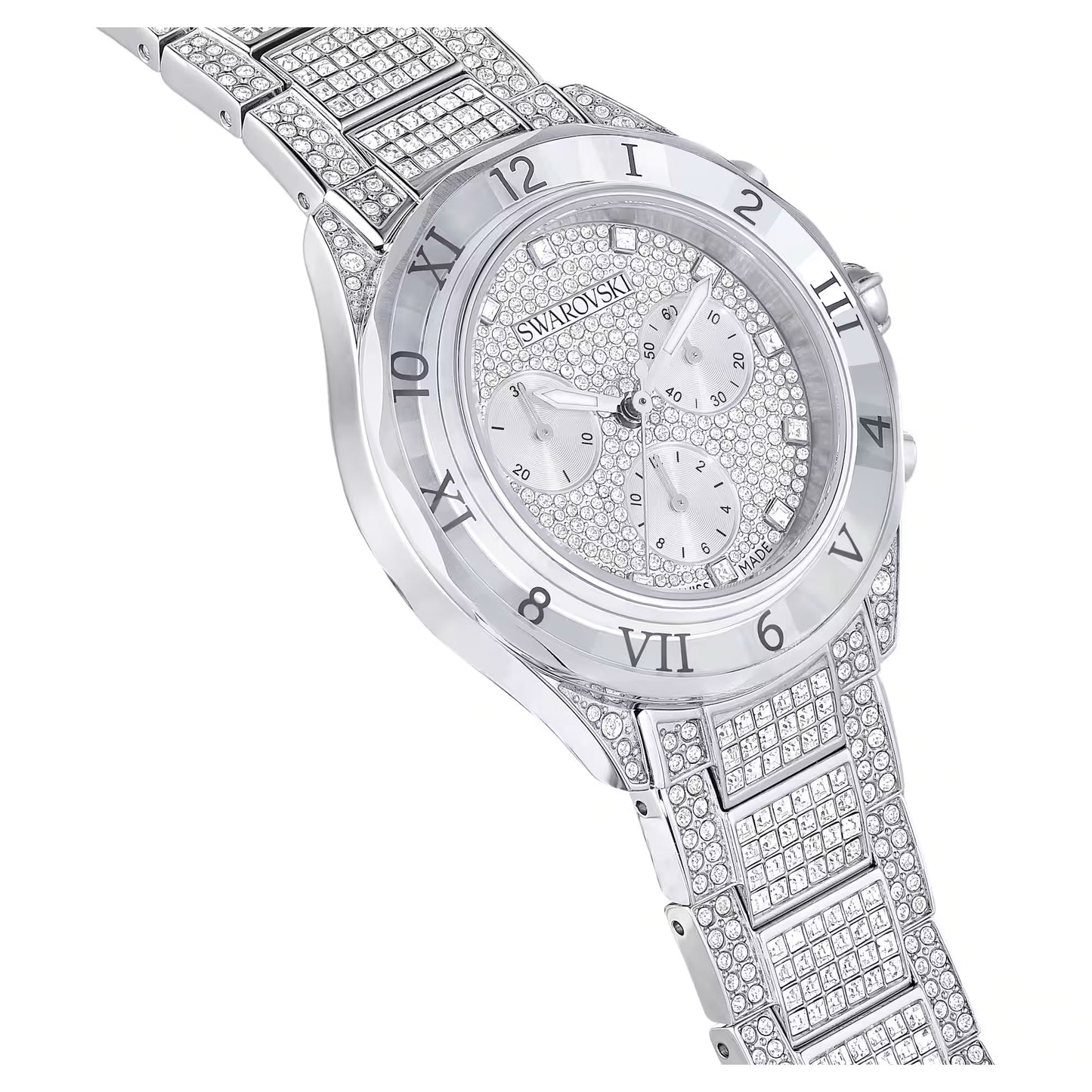 Dextera Lux watch, Swiss Made, Metal, Silver