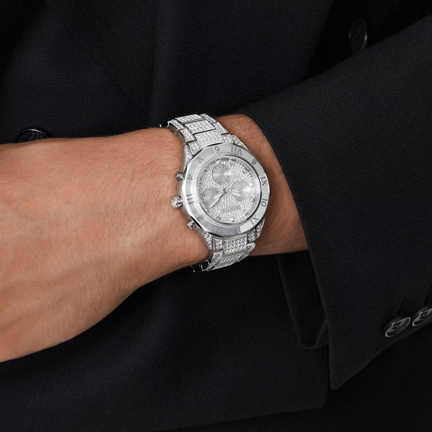 Dextera Lux watch, Swiss Made, Metal, Silver