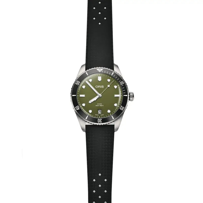 Diver's Date 39mm Automatic Stainless Steel Watch
