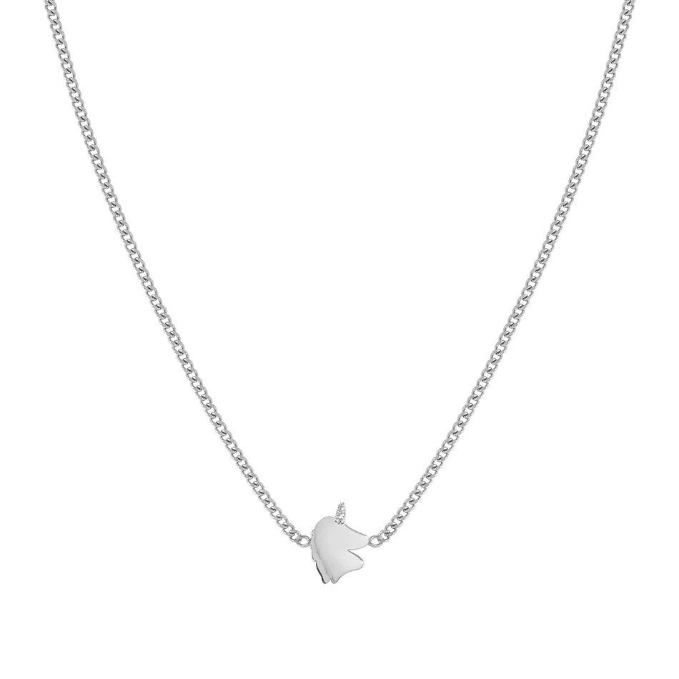 Fairy Icons Steel Unicorn Necklace