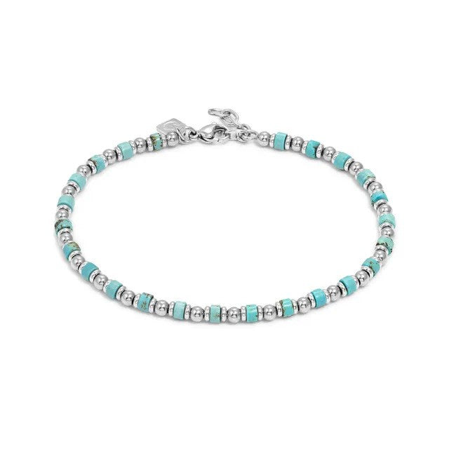 Instinct Steel Turquoise Sea Anklet