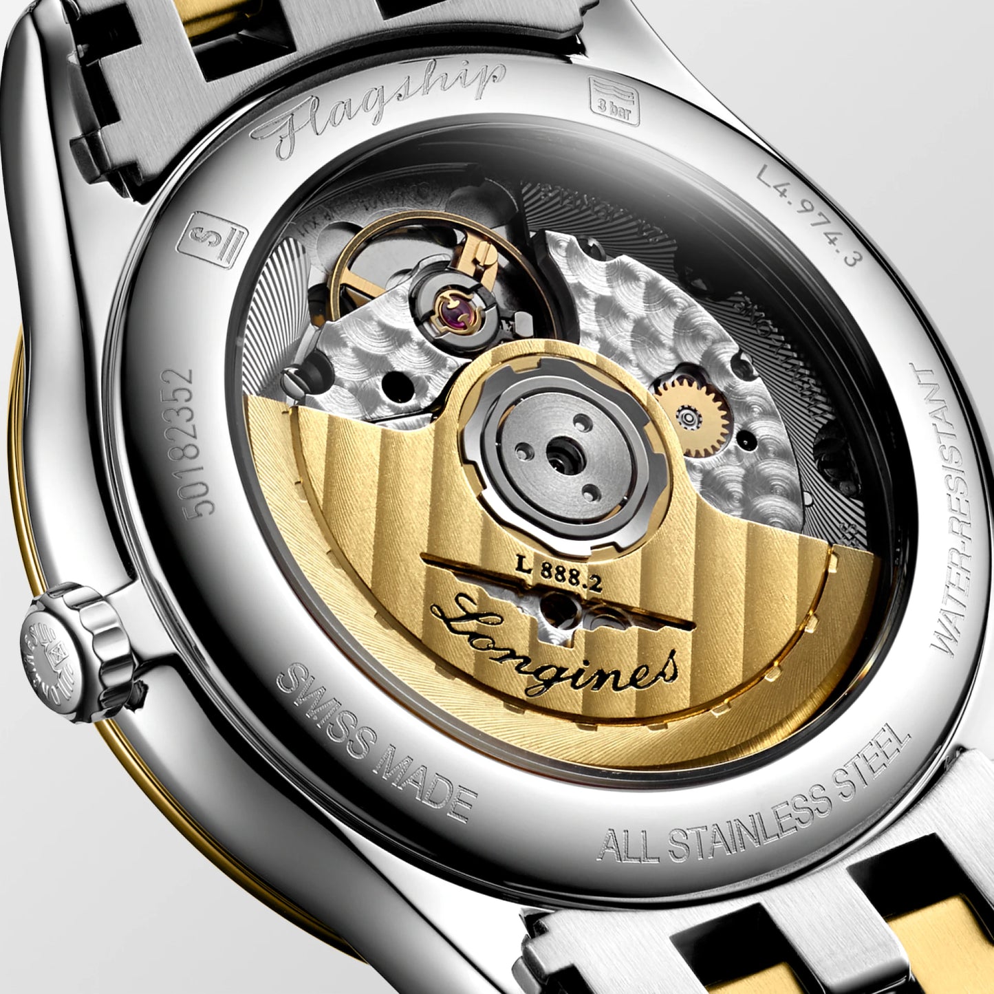 EX-DISPLAY Flagship Classic 38.5mm Stainless Steel & Yellow PVD Coated Automatic Watch