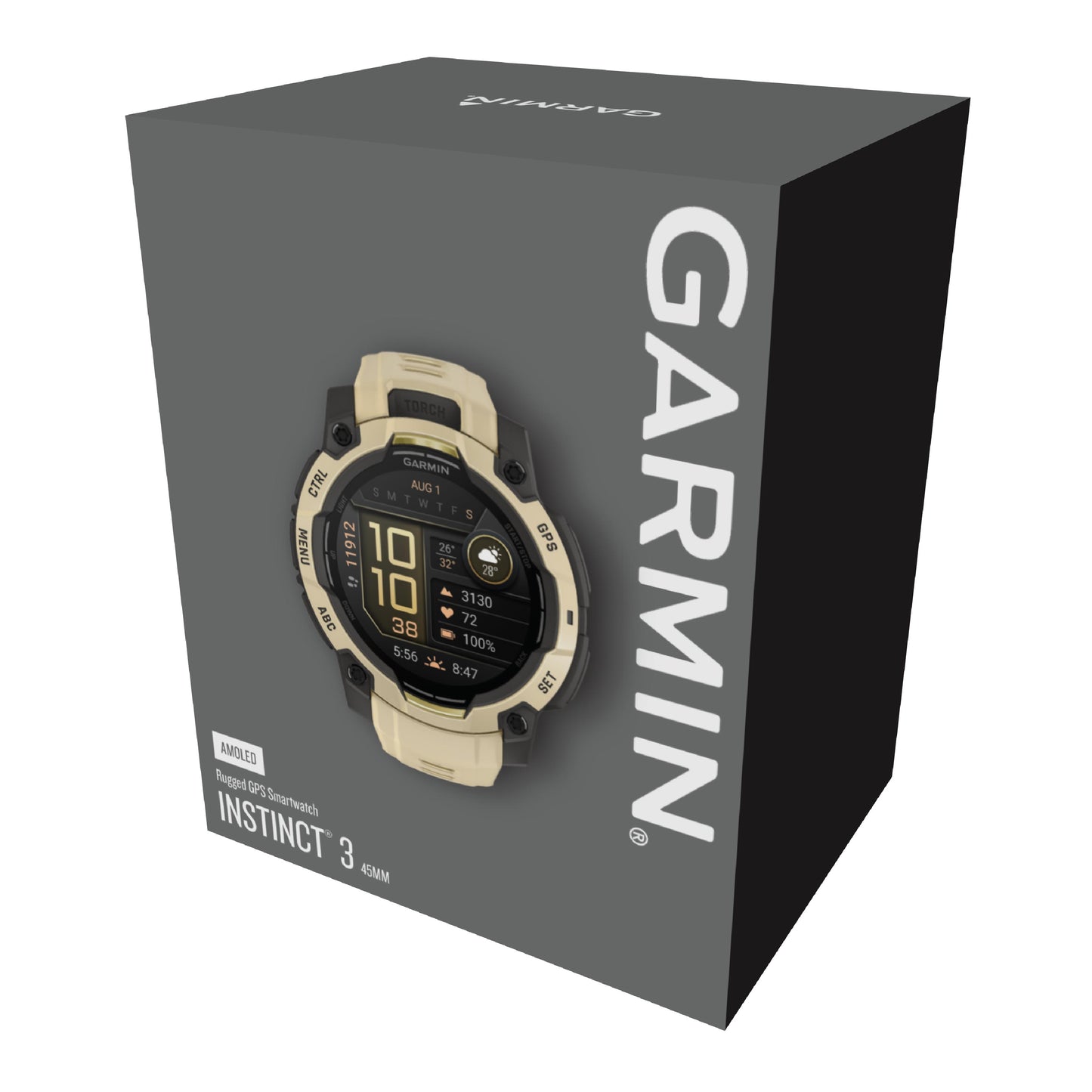 Garmin Instinct 3 45mm AMOLED Citrine With Citrine Band