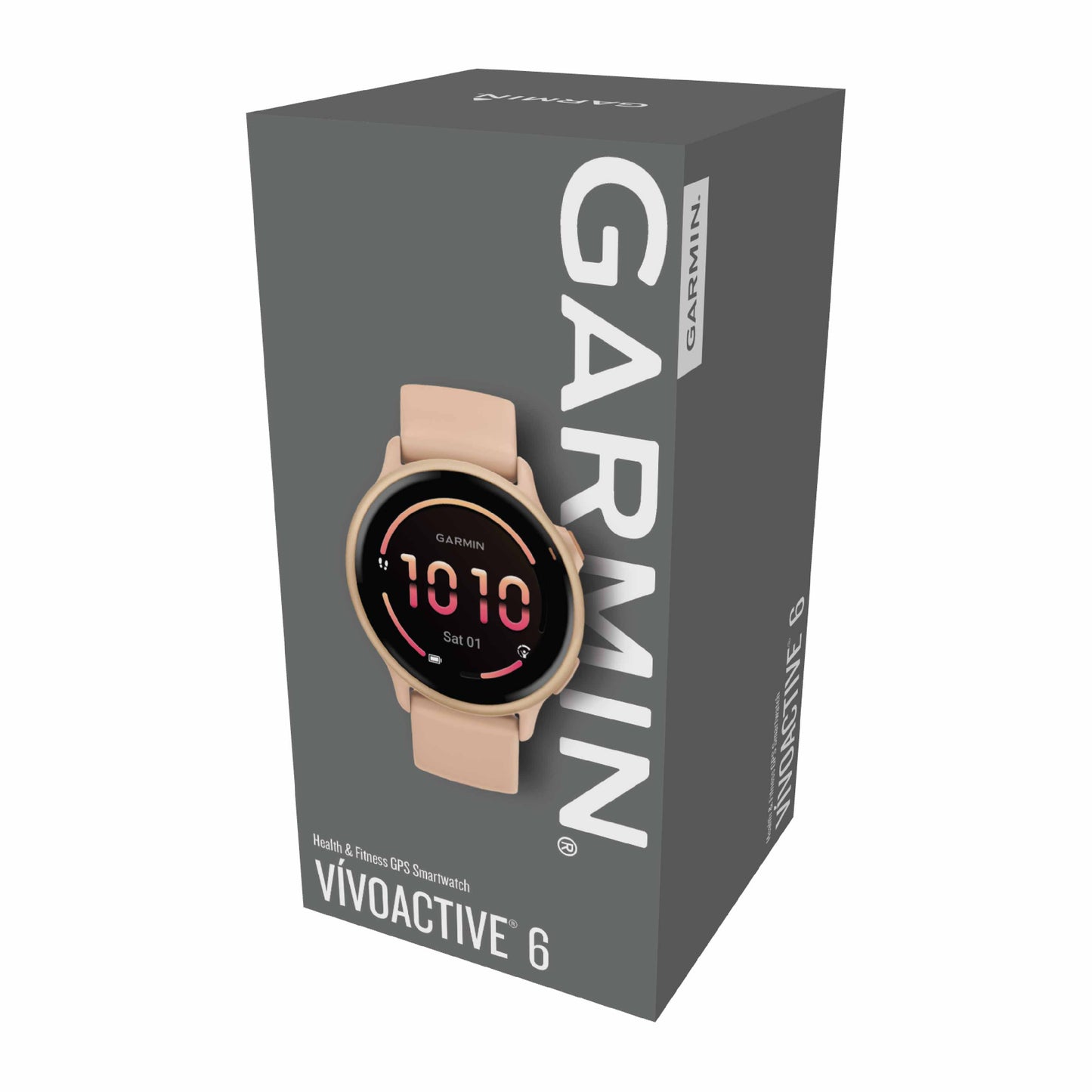 Garmin Vivoactive 6 Metallic Pink Dawn with Pink Dawn Band