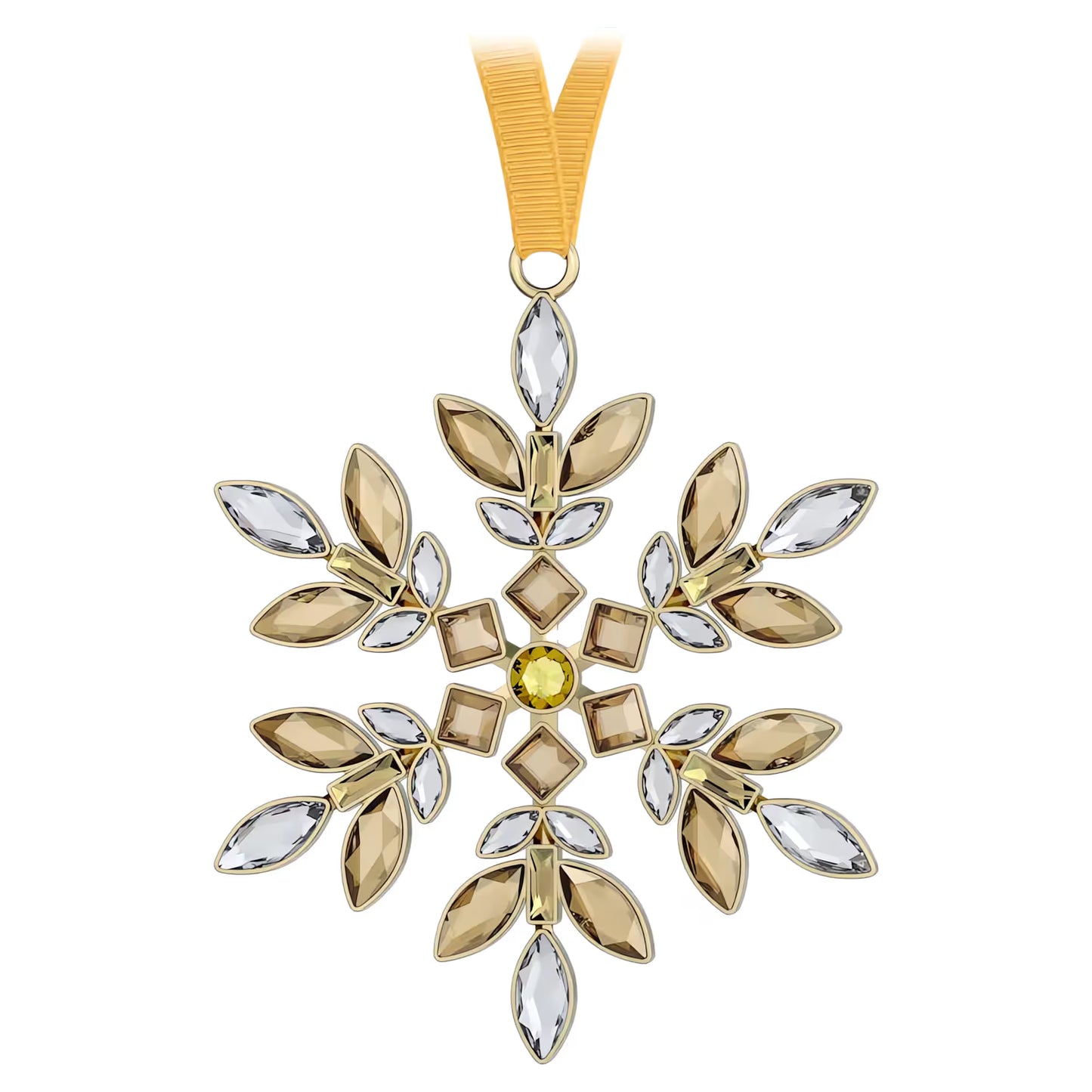 Gema Holiday Ornament, Yellow